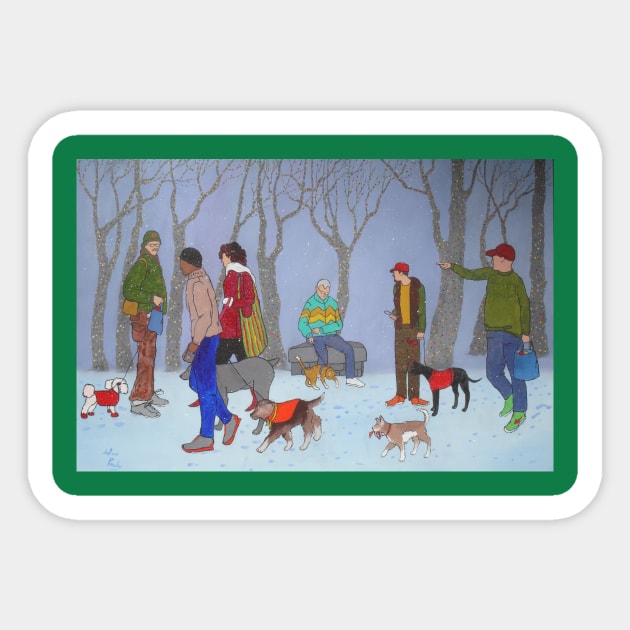 Christmas Pets Sticker by JoAnn Parsley Feed The Kitty